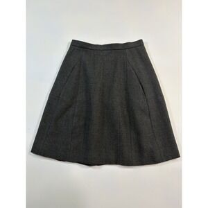 CHLOE 100% Wool Skirt w/ Silk Lining. Size T38 (6) - Made in France - Tailored